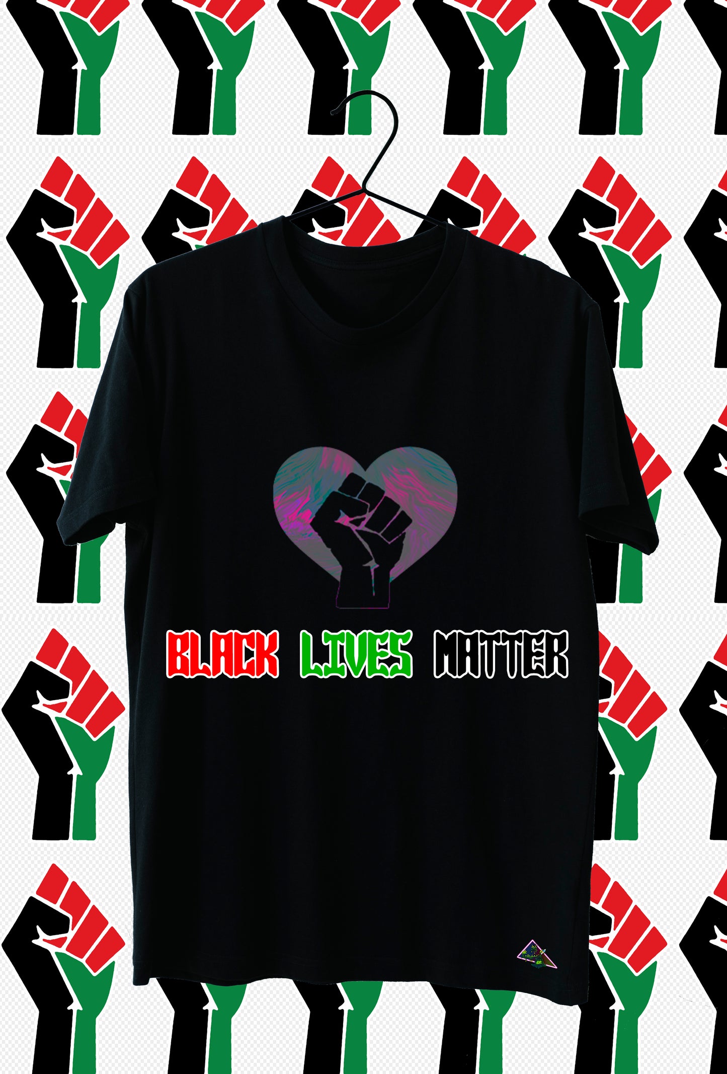 Black Lives Matter Purple Fist